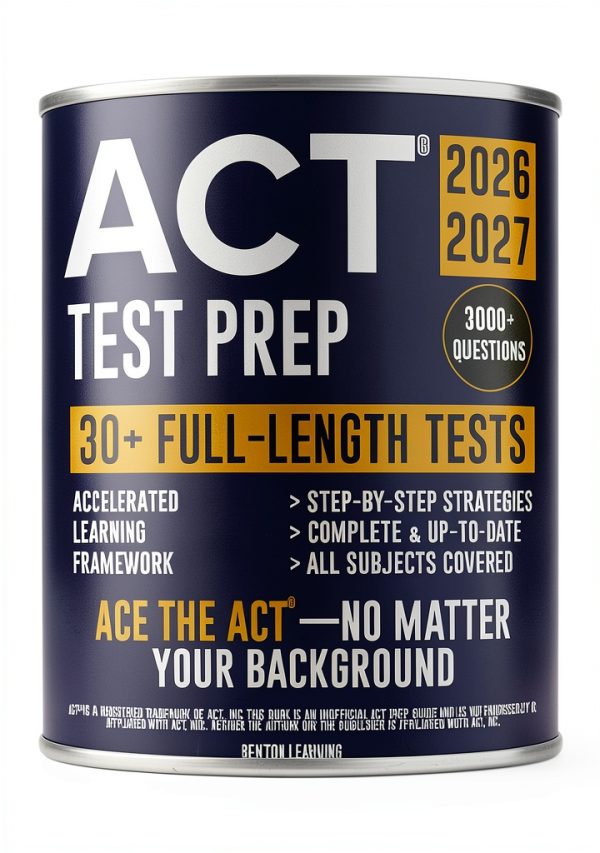 ACT Test Guide Kindle Edition by Brand 726‑Page Study Book-0