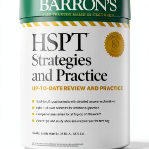 Barron's High School Entrance Test Guide Kindle 566‑Page Study Book-0