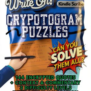 Write On! Kindle Scribe Activity Books for Logic & Brain Teasers-0