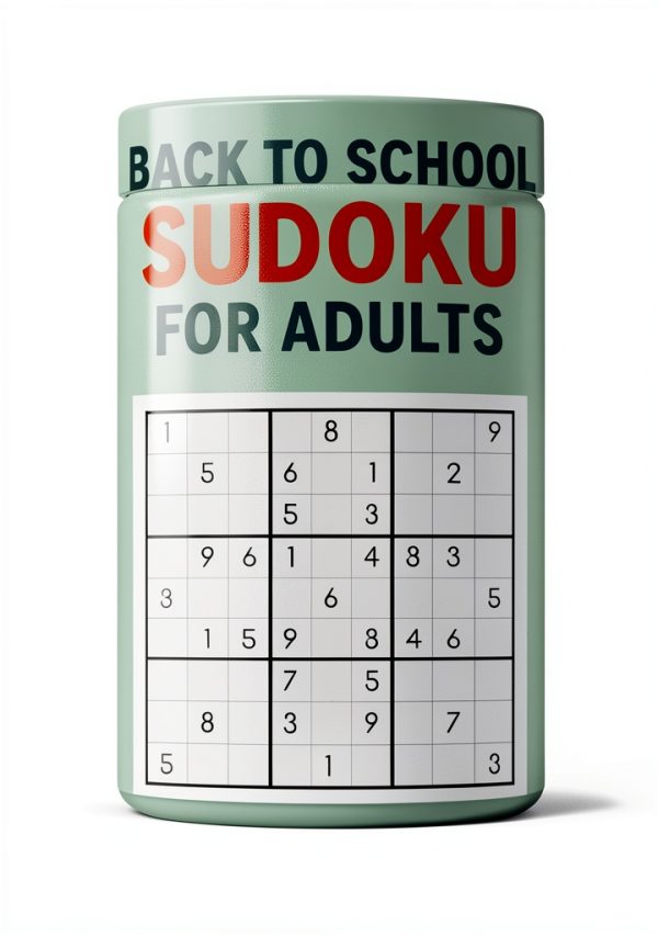 Sudoku Puzzle Book by PuzzlePress Kindle Print Replica 187 Pages-0