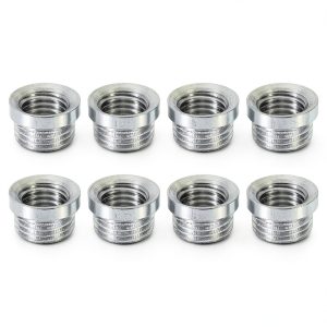 Tool parts 8Pcs Gooseneck Tube Connection Thread M10 Male To M8 Female Conversion Nut-0