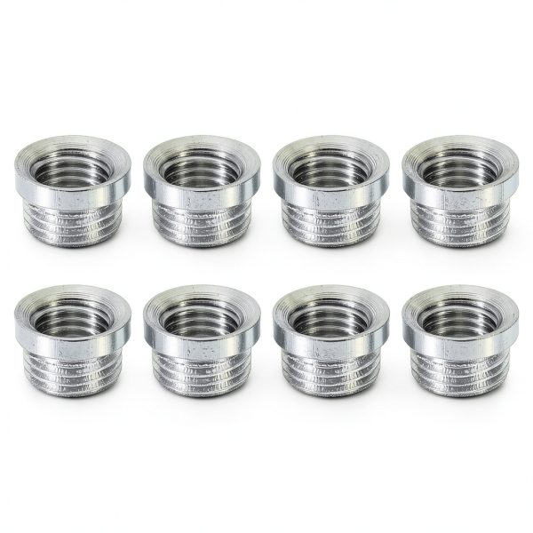 Tool parts 8Pcs Gooseneck Tube Connection Thread M10 Male To M8 Female Conversion Nut-0