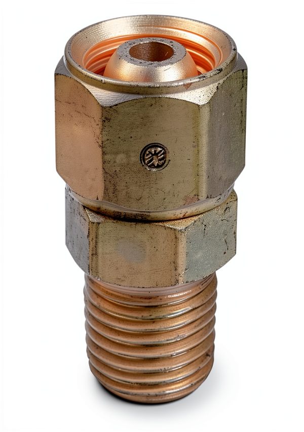 Radnor 64003979 Brass Hose Adapter Male to Female for Acetylene Gas-0