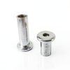 M3 M4 M5 M6 M8 M10 Length 5-120mm 304 Stainless Steel Hex Hexagon Socket Head Furniture Rivet Connector Insert Joint Sleeve Nut(M3 10pcs,5mm Length)-4