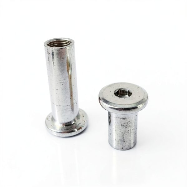 M3 M4 M5 M6 M8 M10 Length 5-120mm 304 Stainless Steel Hex Hexagon Socket Head Furniture Rivet Connector Insert Joint Sleeve Nut(M3 10pcs,5mm Length)-4