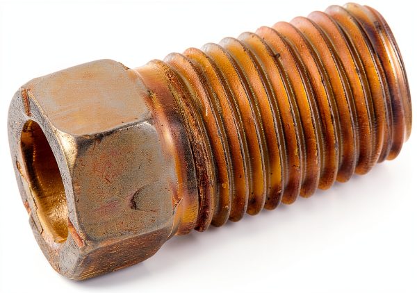 Flare Nut S.U.R.&R BR135 3/8"-24 Polished Brown Tube Nut-0