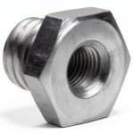 Weiler 07746 Adapter 5/8"-11 UNC to 3/8"-24 UNF Nut for Cup Brush-0