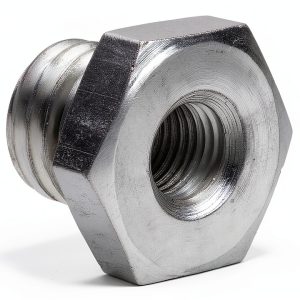Weiler 07746 Adapter 5/8"-11 UNC to 3/8"-24 UNF Nut for Cup Brush-0