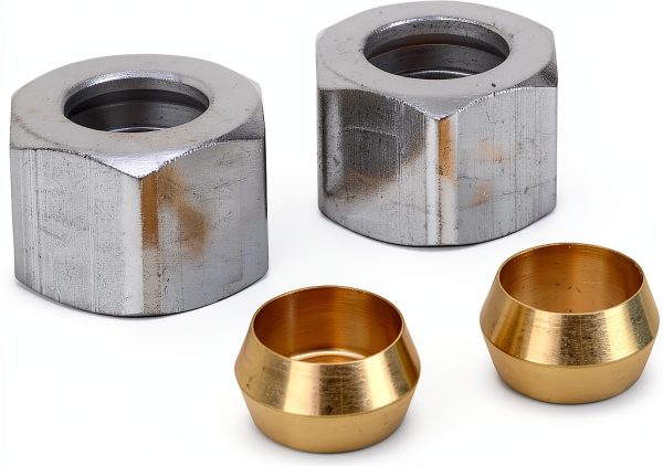 Compression Nut and Ring Do it Best Tube Compression Nut 425640-0