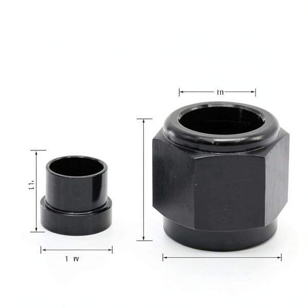 10AN 5/8'' Sleeve Fitting and Female Hardline Tube Nut for OD Aluminum Tubing (2 Pcs)-2