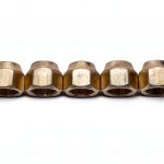 Brass 1/2" OD Flare Short Forged Nut LTWFITTING Pack of 5 Tube Fitting-0