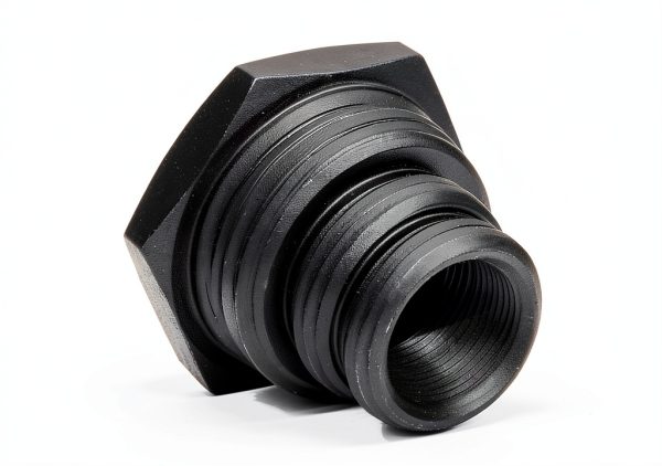 Steel Thread Adapter 5/8-32 to 3/4 NPT by Presma – Durable Hex Nut-1