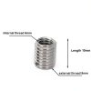 Thread Adapters M8 to M6 Steel 10PCS Tube Adapter Nuts Tsinghwang-3