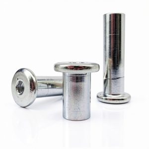 M3 M4 M5 M6 M8 M10 Length 5-120mm 304 Stainless Steel Hex Hexagon Socket Head Furniture Rivet Connector Insert Joint Sleeve Nut(M3 10pcs,5mm Length)-0