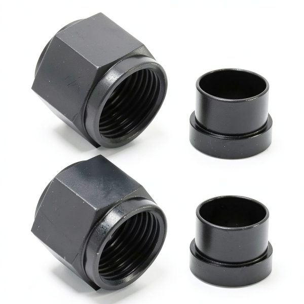 10AN 5/8'' Sleeve Fitting and Female Hardline Tube Nut for OD Aluminum Tubing (2 Pcs)-1