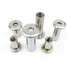 M3 M4 M5 M6 M8 M10 Length 5-120mm 304 Stainless Steel Hex Hexagon Socket Head Furniture Rivet Connector Insert Joint Sleeve Nut(M3 10pcs,5mm Length)-1