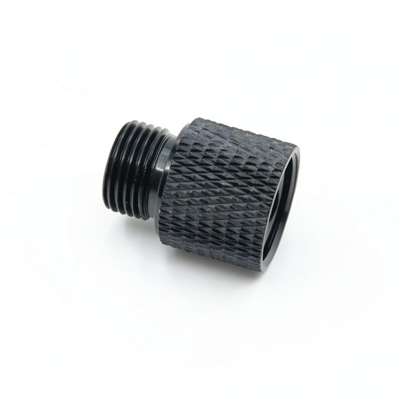 12mm CW to 14mm CCW Nut Protector - AOOHYEO Aluminum (2 Black)-5