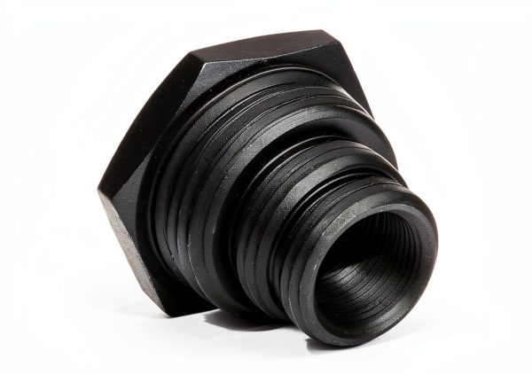 Steel Thread Adapter 1/2-28 to 3/4 NPT by Presma Tube Nut, Durable-0