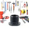 JJLFresheners Black Aluminum Tube Adapter 1/2-28 to 5/8-24-2