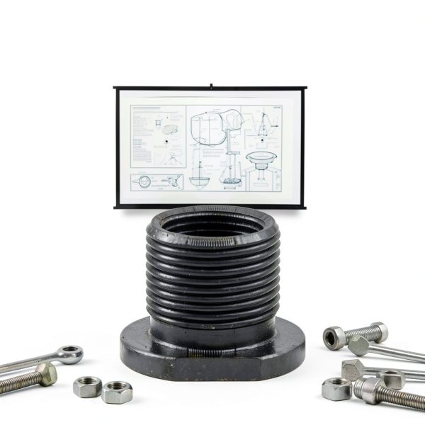 JJLFresheners Black Aluminum Tube Adapter 1/2-28 to 5/8-24-5