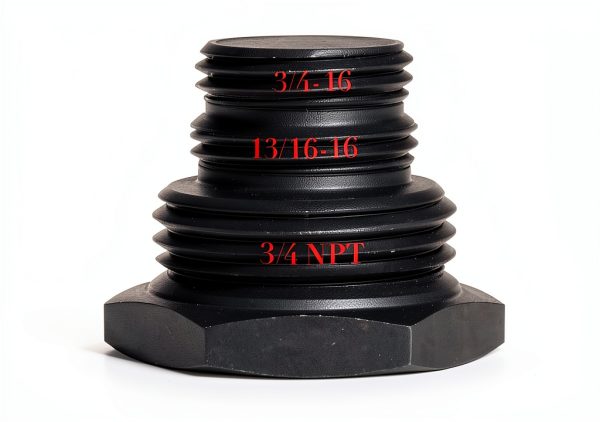 Steel Thread Adapter 1/2-28 to 3/4 NPT by Presma Tube Nut, Durable-2